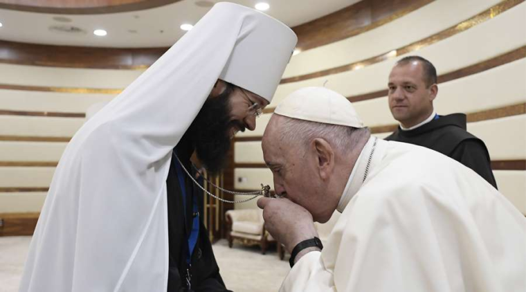 Papa Francisco se reúne con líderes religiosos, entre ellos, con la Iglesia Ortodoxa Rusa – ACI Prensa