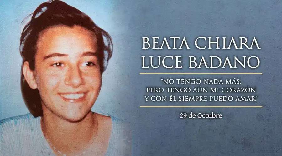 Hoy la Iglesia Católica celebra a la Beata Chiara Luce Badano – ACI Prensa