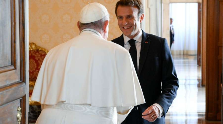El Papa Francisco recibe en el Vaticano a Emmanuel Macron, presidente de Francia – ACI Prensa