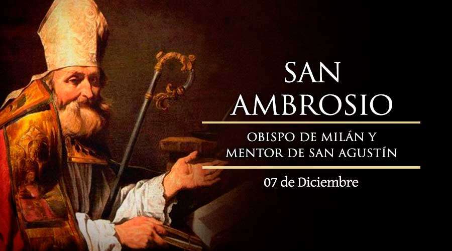 Cada 7 de diciembre se celebra a San Ambrosio, mentor de San Agustín y ejemplo para predicadores – ACI Prensa