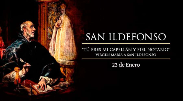 23 de enero: San Ildefonso de Toledo, a quien la Virgen llamó “mi capellán y fiel notario” – ACI Prensa