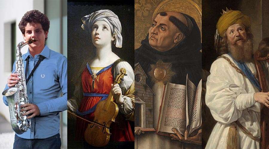 7 santos y personajes bíblicos que fueron músicos – ACI Prensa