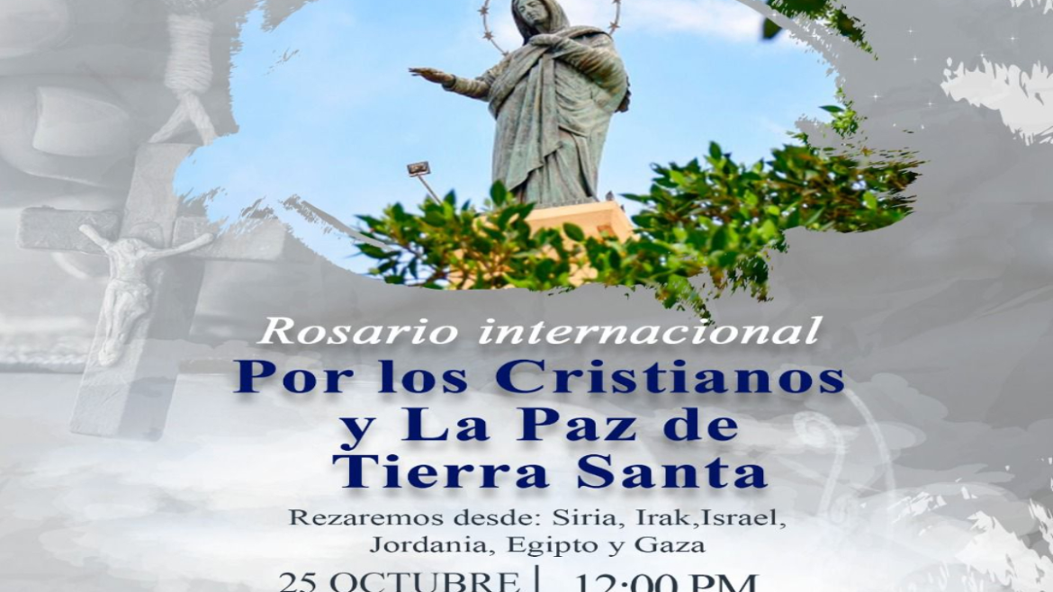 Exhortan a rezar el Rosario por los Cristianos y la Paz en Tierra Santa – 24  Horas el Diario Sin Limites