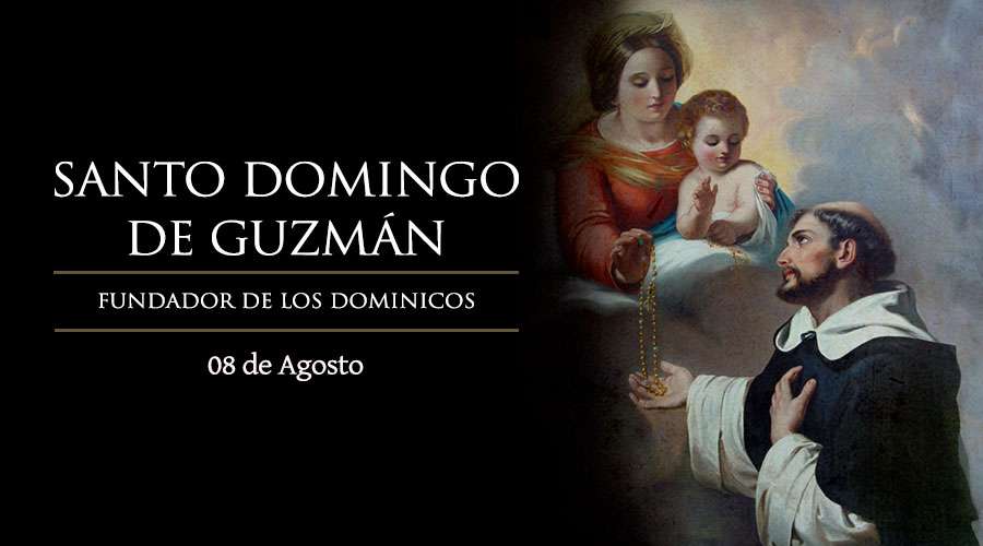 Cada 8 de agosto se celebra a Santo Domingo de Guzmán, que recibió el Rosario de manos de la Virgen – ACI Prensa