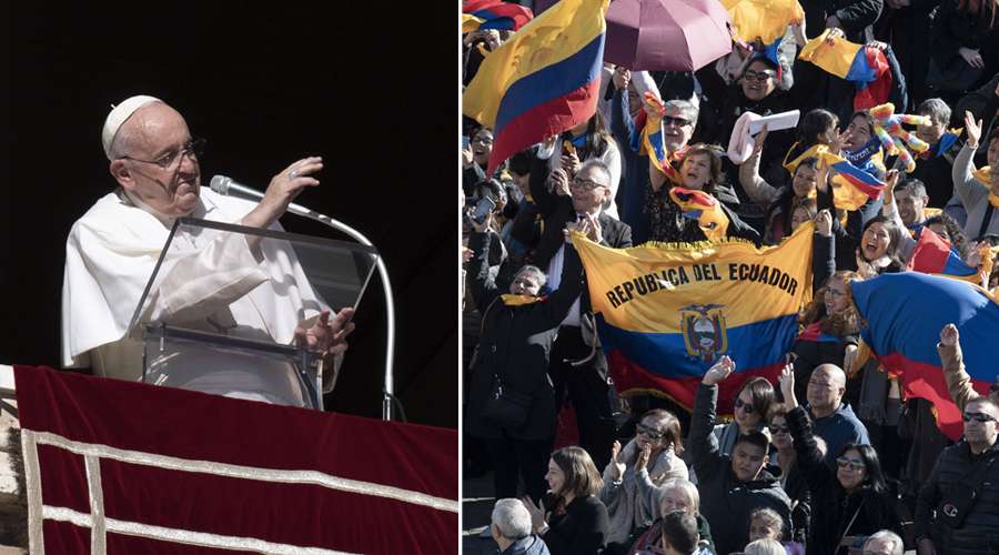 El Papa saluda con afecto a fieles de Ecuador reunidos en el Vaticano – ACI Prensa