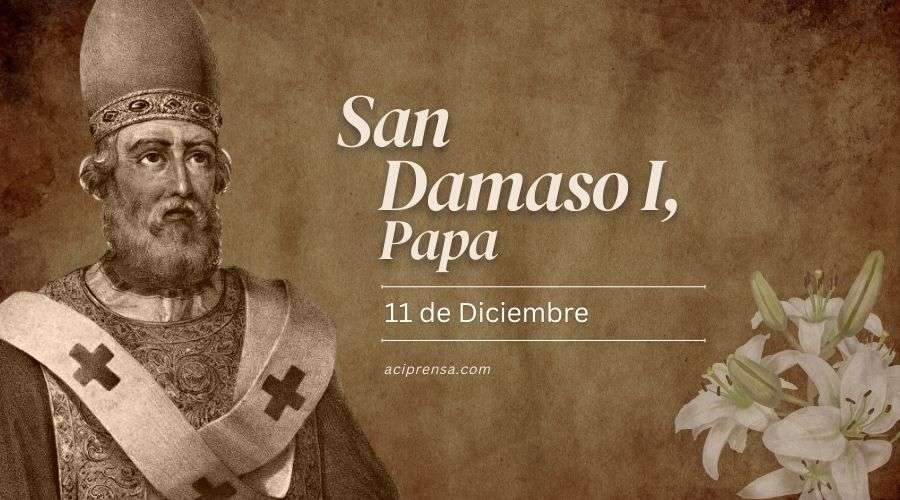 Cada 11 de diciembre se celebra a San Dámaso, a quien le debemos el “Gloria” en la liturgia – ACI Prensa