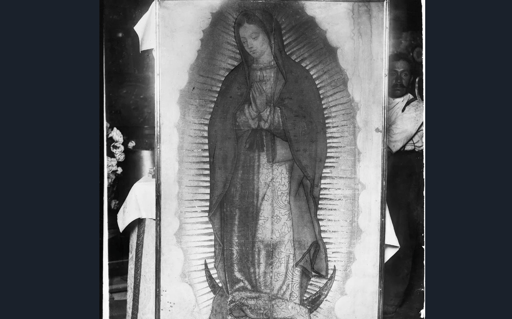 La primera foto del ayate de la Virgen – El Heraldo de Puebla
