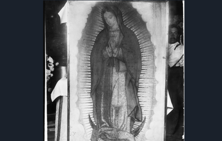 La primera foto del ayate de la Virgen – El Heraldo de Puebla