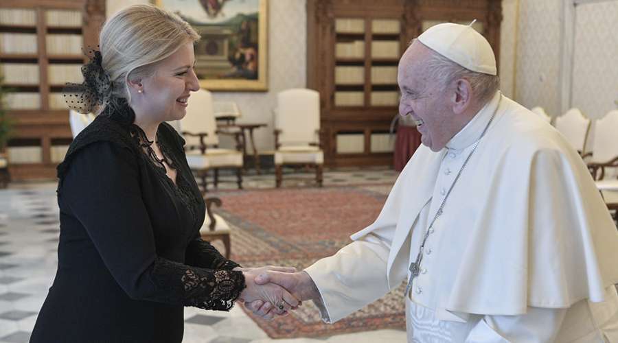 El Papa Francisco recibe en el Vaticano a la presidenta eslovaca – ACI Prensa