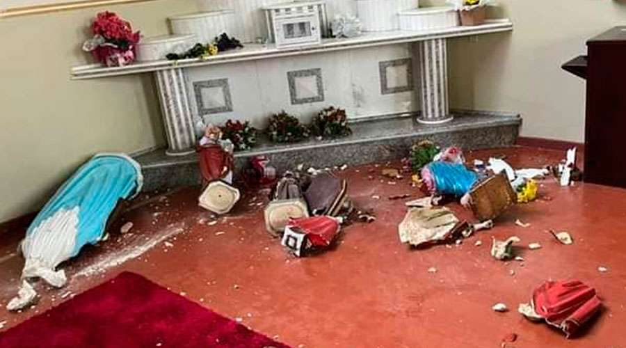 Profanan iglesia católica y destruyen 28 imágenes de santos – ACI Prensa