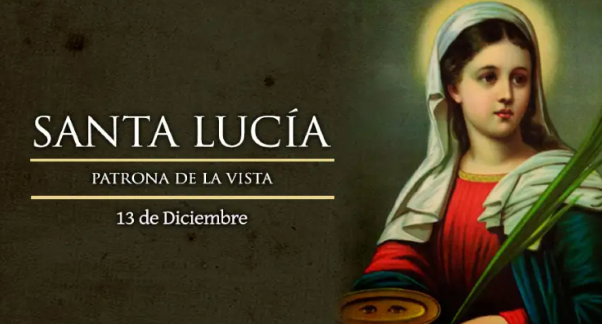Santo del día: Santa Lucía, intercesora de quienes sufren … – Blu Radio