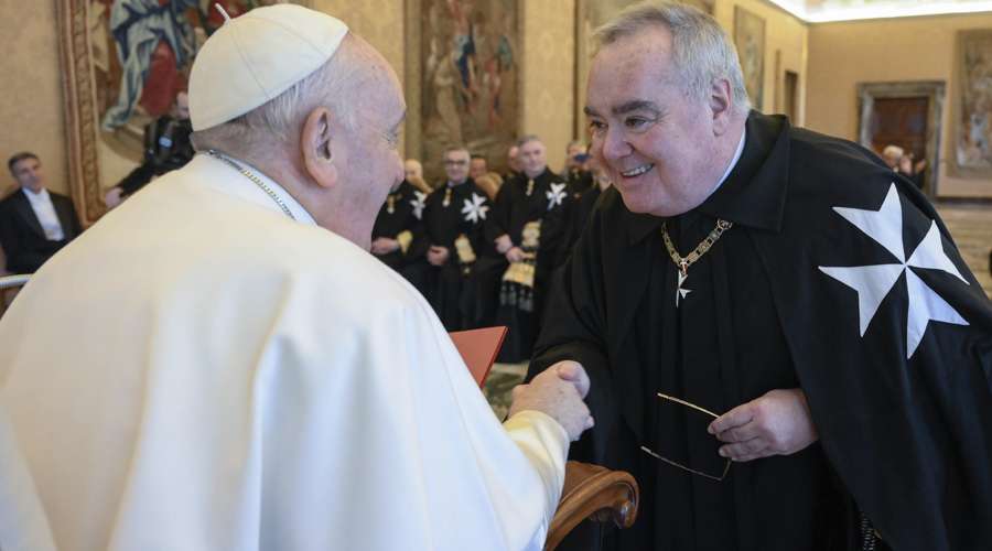 Papa Francisco recibe en el Vaticano a la Orden de Malta y les da … – ACI Prensa