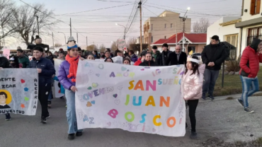 Niños y jóvenes celebraron en la Patagonia a San Juan Bosco, “un loco lindo”