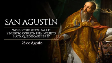 Hoy se celebra a San Agustín, Doctor de la Iglesia y patrono de los que buscan a Dios