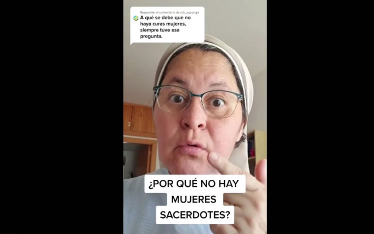 Religiosa “tiktoker” que estará en el Sínodo cree que debe haber sacerdotisas católicas