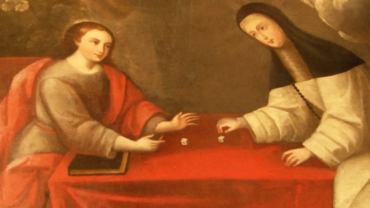 Cristo y Santa Rosa de Lima jugaron a los dados por esta razón
