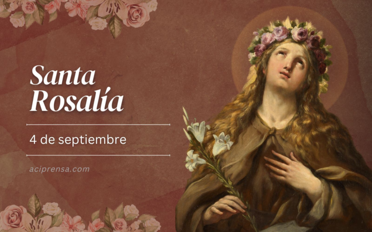 Hoy recordamos a Santa Rosalía, intercesora de quienes padecen enfermedades infecciosas