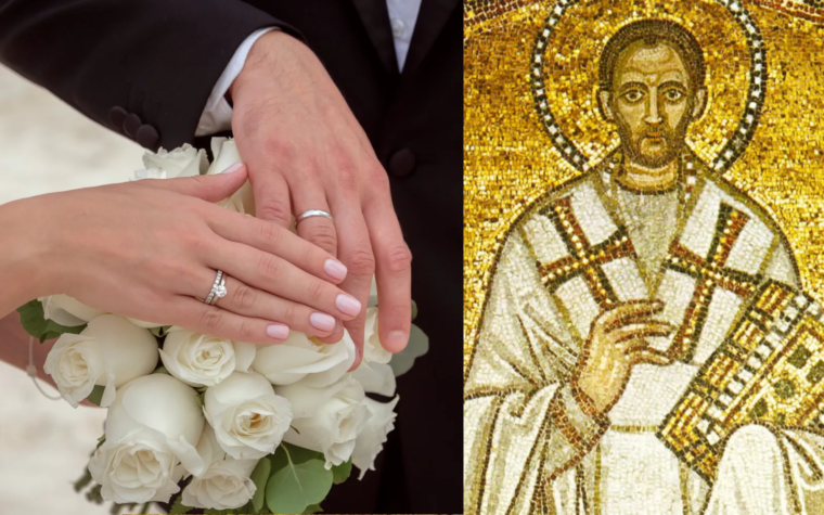 Oración de gratitud por el amor de los esposos escrita por San Juan Crisóstomo