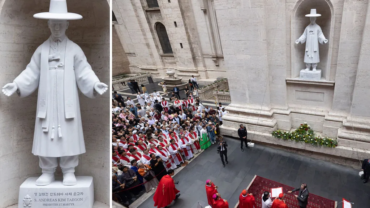 Inauguran en el Vaticano estatua del primer sacerdote y mártir de Corea