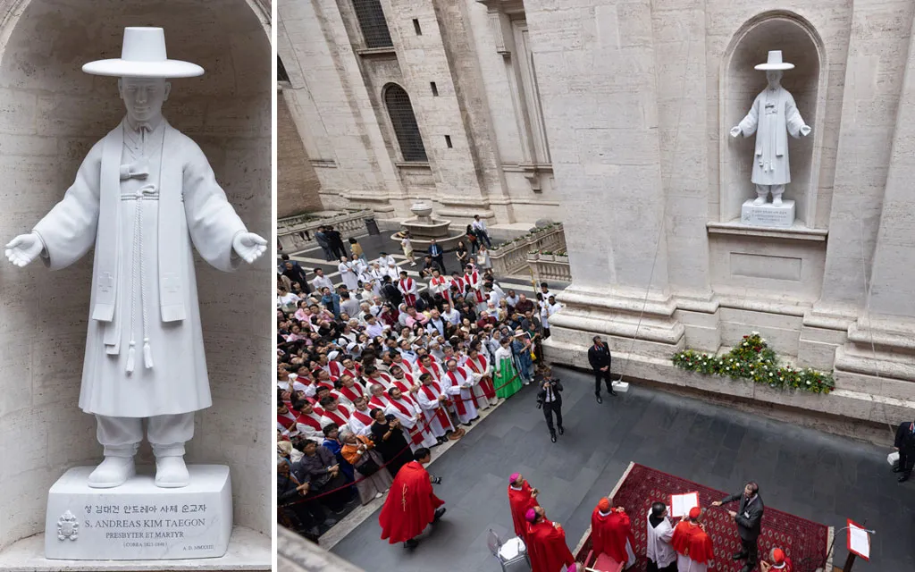 Inauguran en el Vaticano estatua del primer sacerdote y mártir de Corea