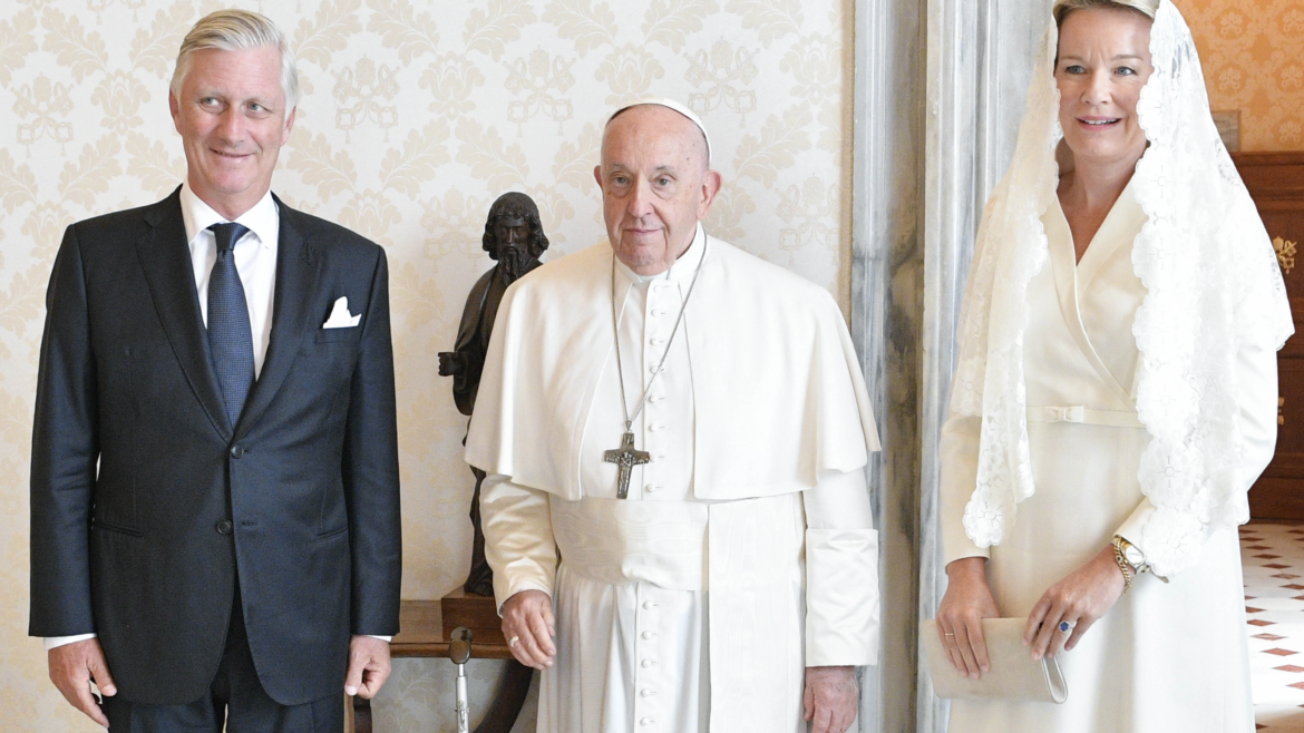 El Papa Francisco recibió en audiencia a los Reyes de los Belgas, Felipe y Matilde