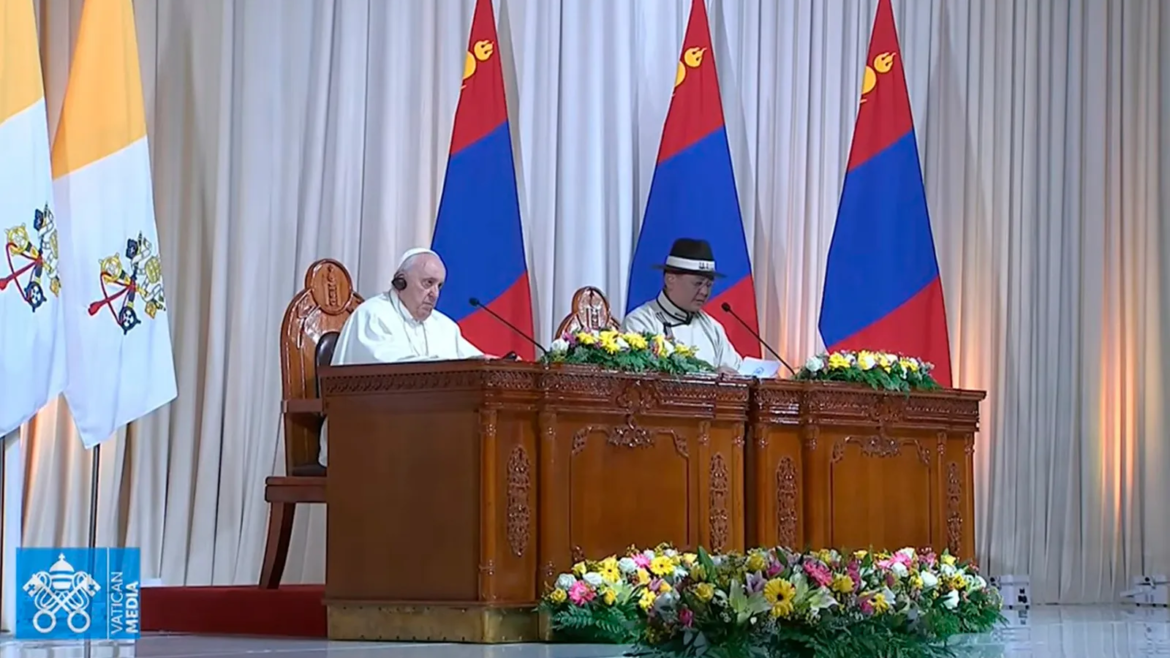 Papa Francisco: Mongolia puede tener un "papel importante para la paz mundial"