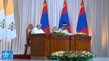 Papa Francisco: Mongolia puede tener un "papel importante para la paz mundial"