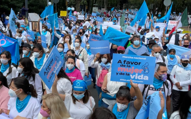 Marcha “A favor de la mujer y de la vida” busca reunir a más de medio millón en México