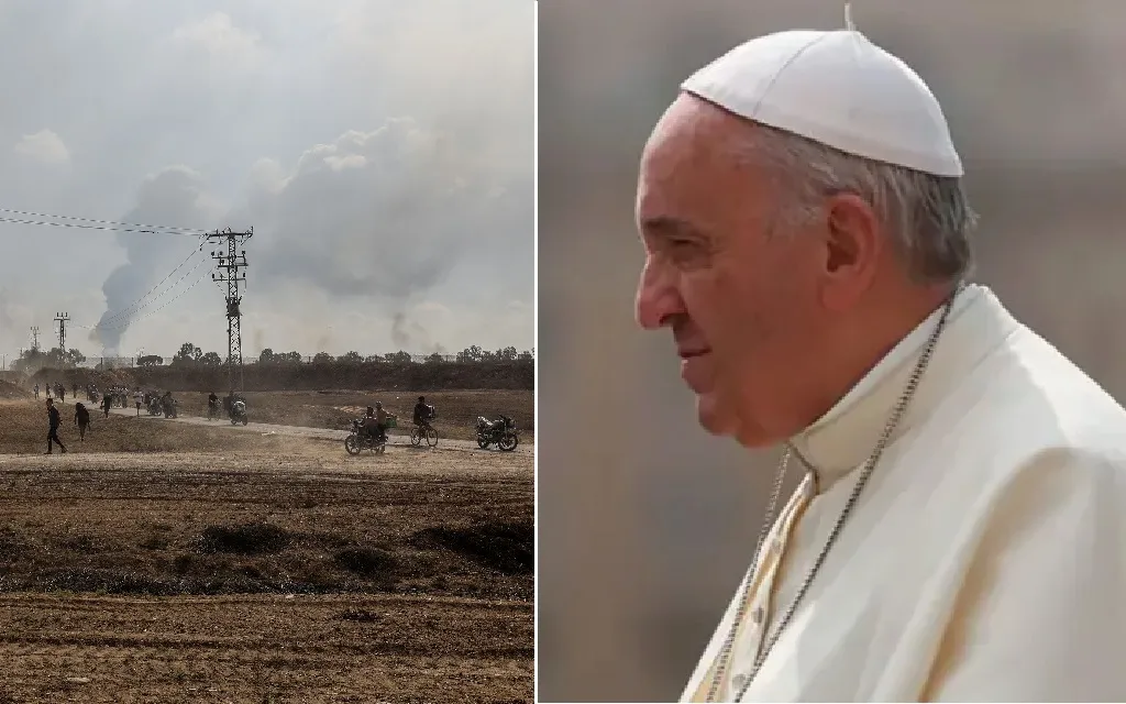 El Papa Francisco en constante comunicación con los católicos de Gaza