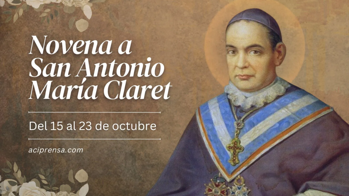 Hoy se inicia la novena a San Antonio María Claret, fundador de los Claretianos