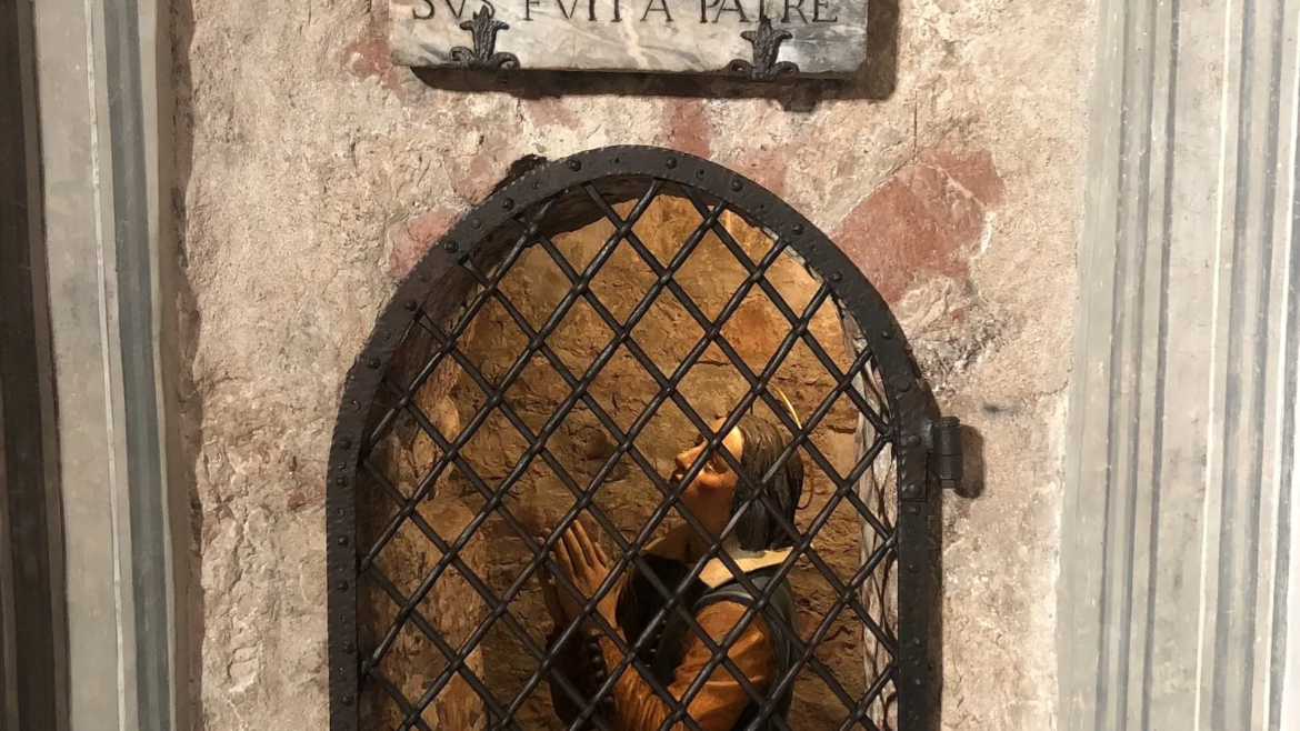 Esta es la prisión donde San Francisco de Asís fue encerrado por su padre