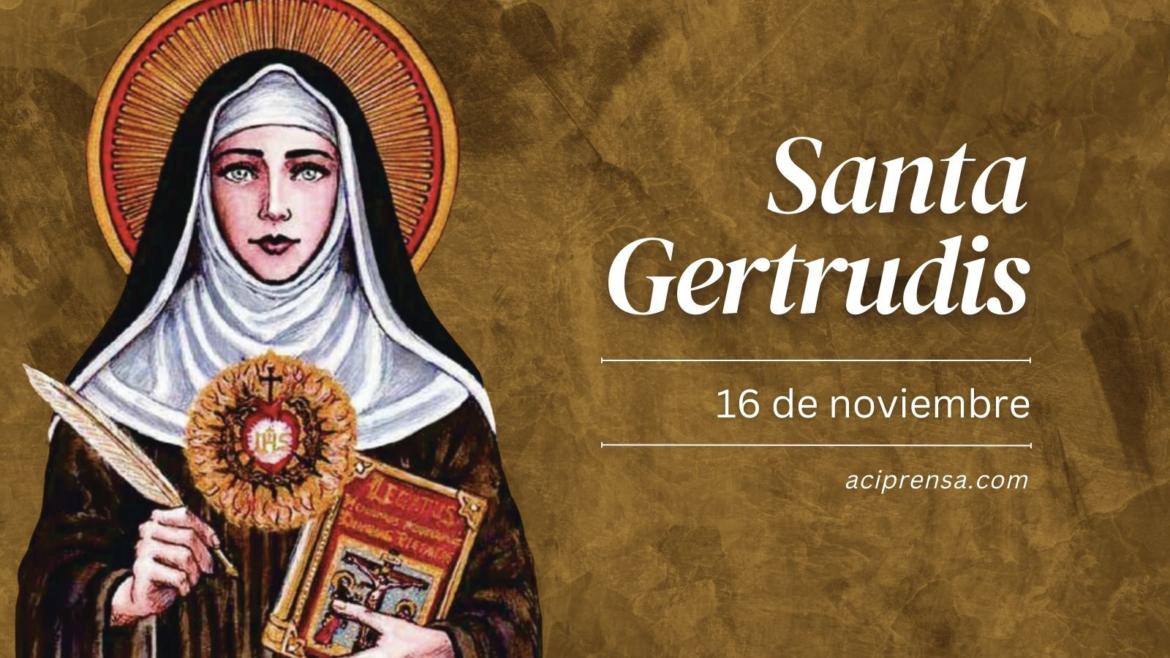Hoy se celebra a Santa Gertrudis, quien “recostó la cabeza sobre el pecho del Señor”