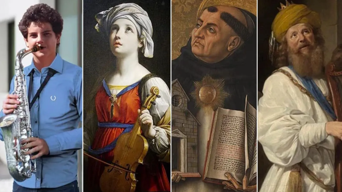 7 santos y personajes bíblicos que fueron músicos