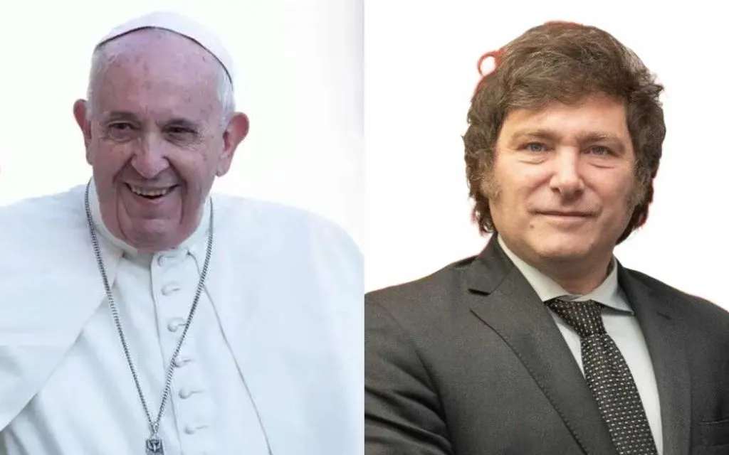 El Papa Francisco le envió un rosario a Javier Milei, presidente electo de Argentina
