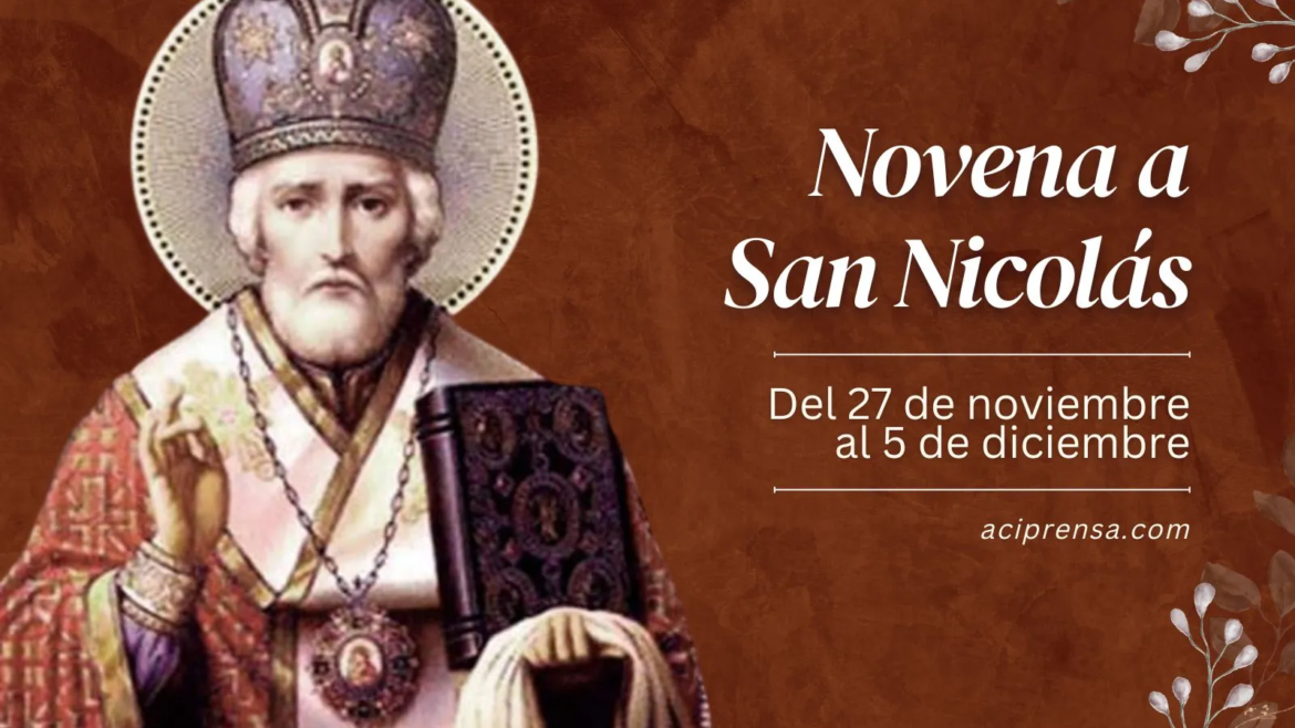 Hoy comienza la novena a San Nicolás, patrono de los niños, marineros y viajeros