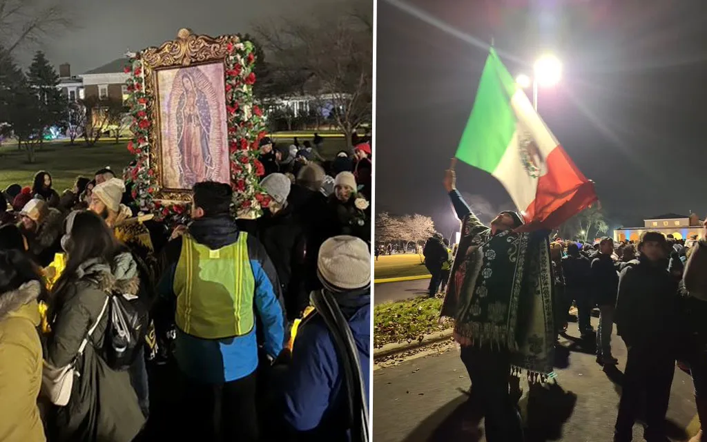 Jóvenes peregrinarán al Santuario de la Virgen de Guadalupe desafiando el frío de Chicago