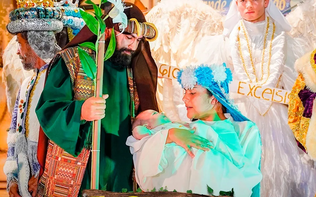 Instalan en Colombia el que sería el pesebre vivo más grande del mundo