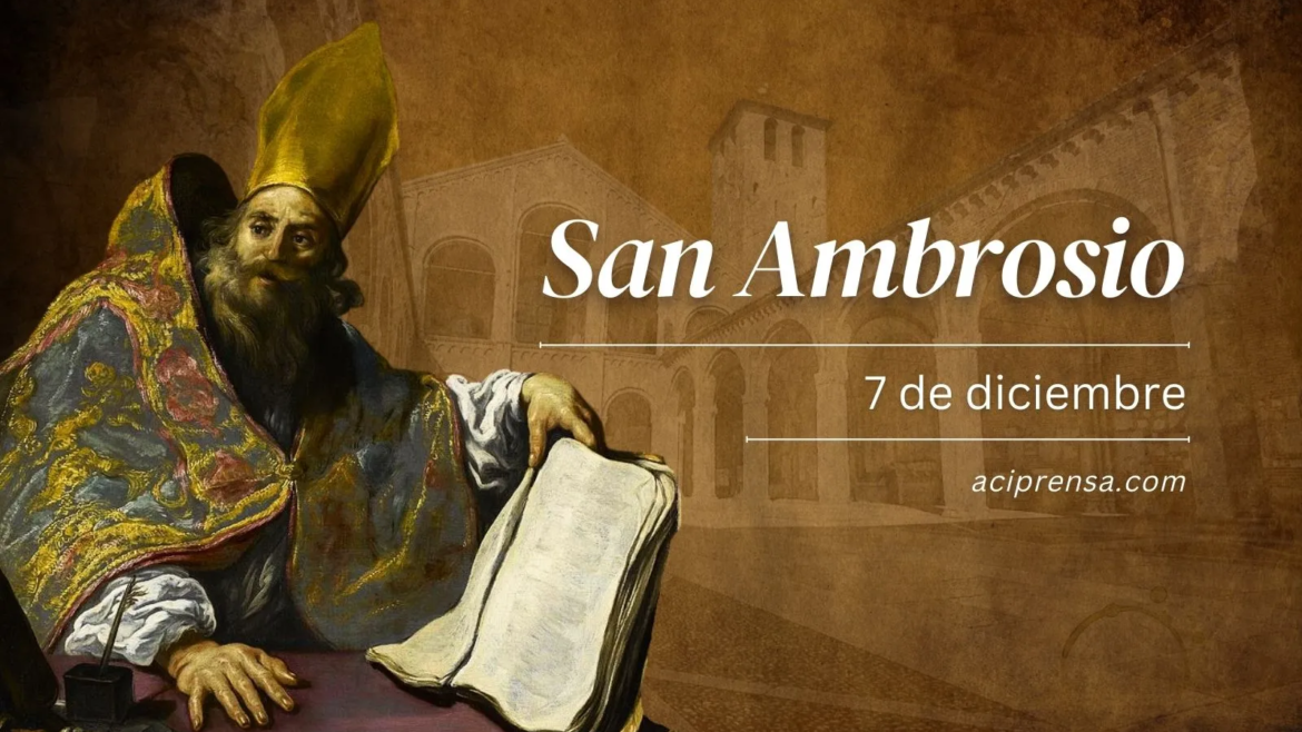 Hoy se celebra a San Ambrosio de Milán, mentor de San Agustín y modelo de predicador