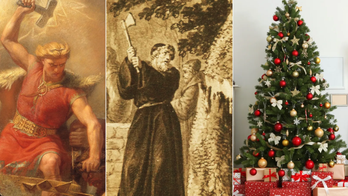 La historia que une a Thor, San Bonifacio y el origen del árbol de Navidad