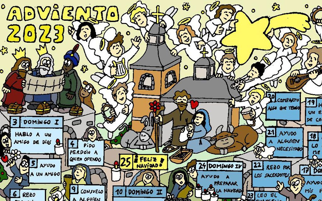 Sacerdote lanza estos 22 retos para cada día del Adviento 2023