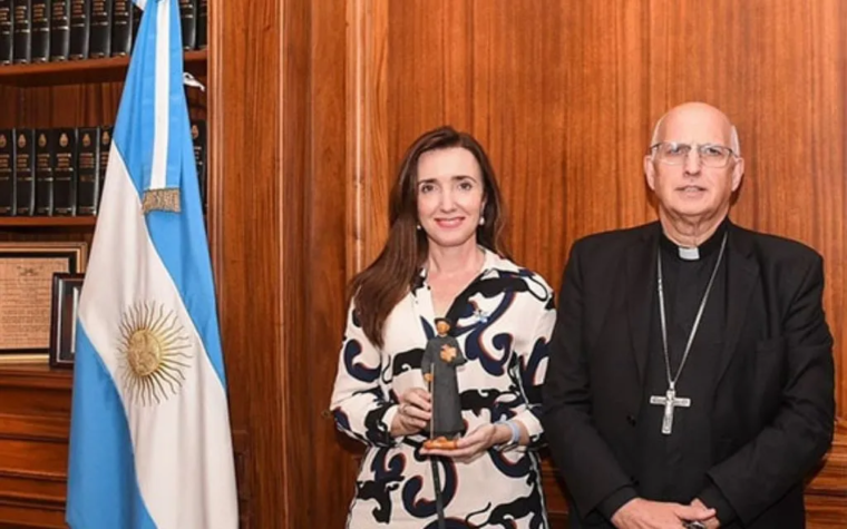Obispo Castrense visitó a la nueva vicepresidente de Argentina