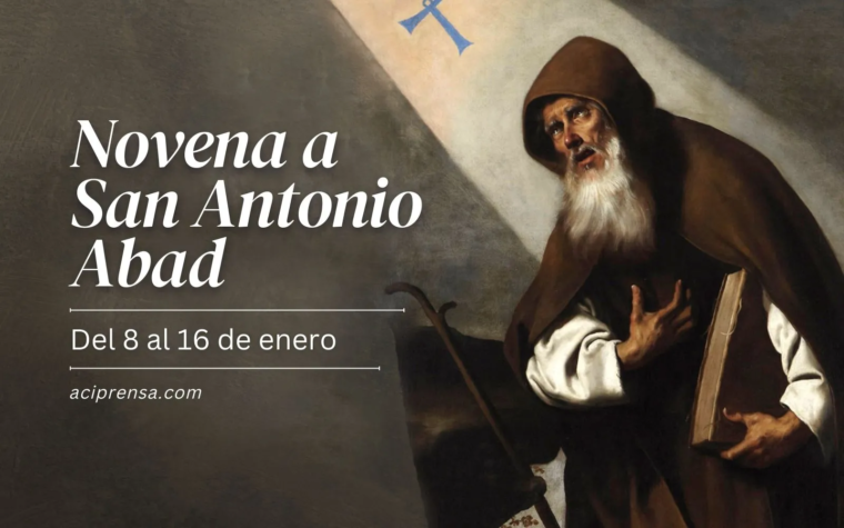 Hoy inicia la novena a San Antonio Abad, ilustre monje cristiano