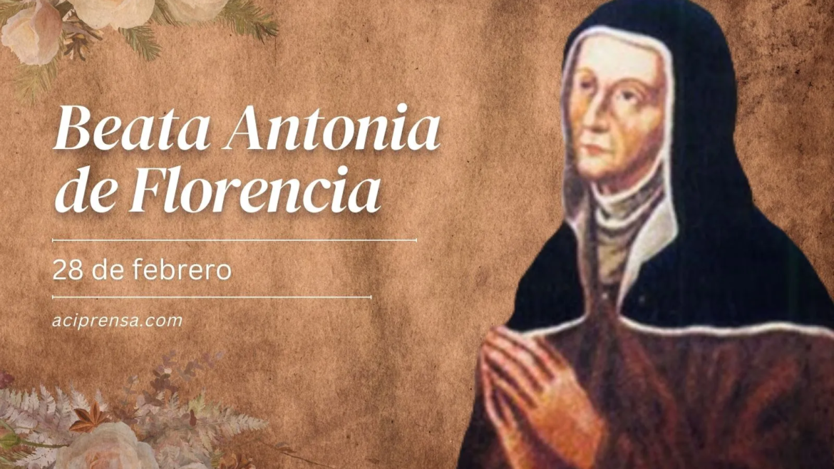 Hoy recordamos a la Beata Antonia de Florencia, quien después de enviudar se hizo religiosa