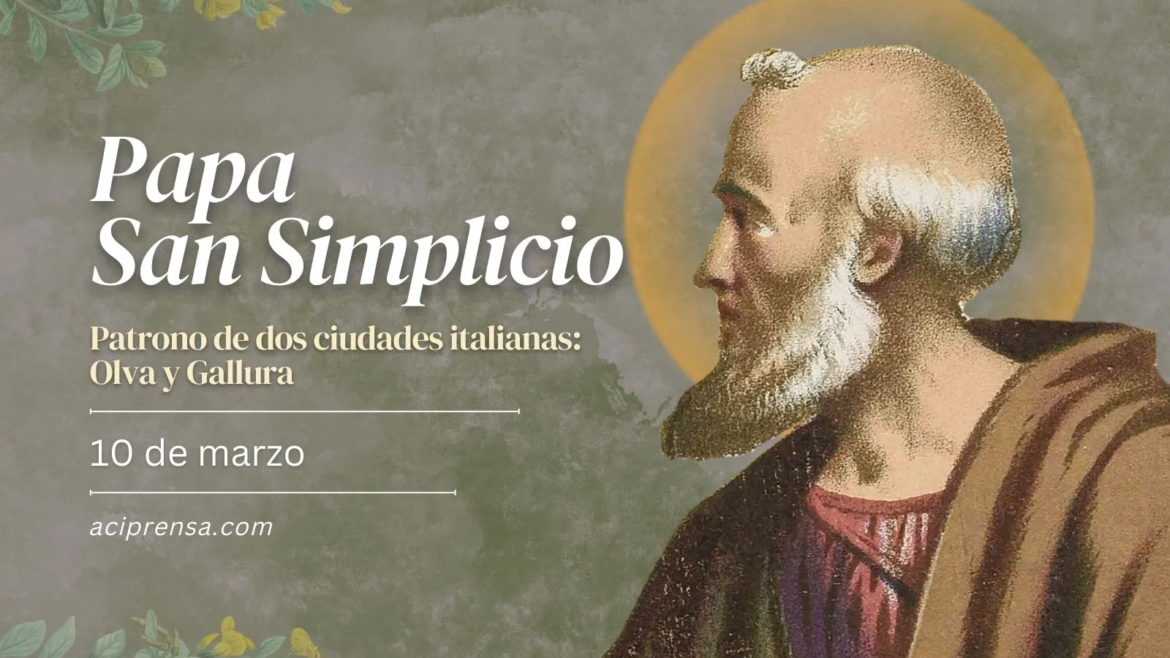 Hoy celebramos a San Simplicio, el Papa que combatió una herejía que negaba la humanidad de Cristo