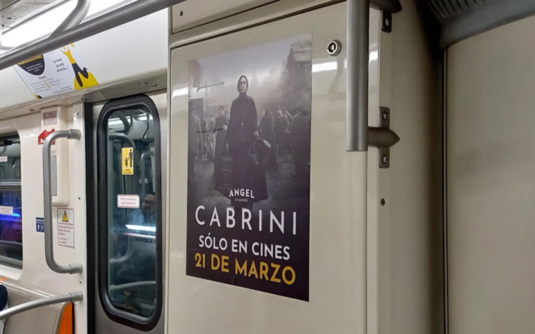 La Madre Cabrini “llega” al Metro de la Ciudad de México