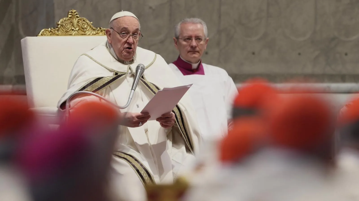Homilía completa del Papa Francisco en la Misa Crismal de Jueves Santo 2024