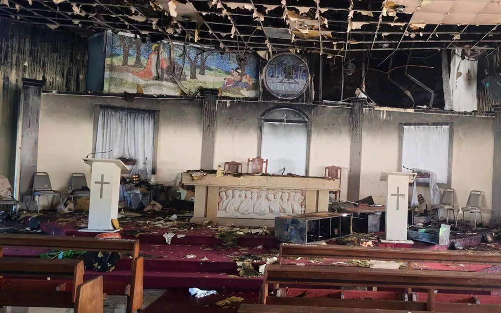 Se incendia Iglesia Santa Rosa de Lima entre Jueves y Viernes Santo en Puerto Rico