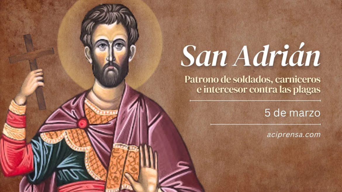 Hoy celebramos a San Adrián, soldado romano que se convirtió al ver la fe de los cristianos
