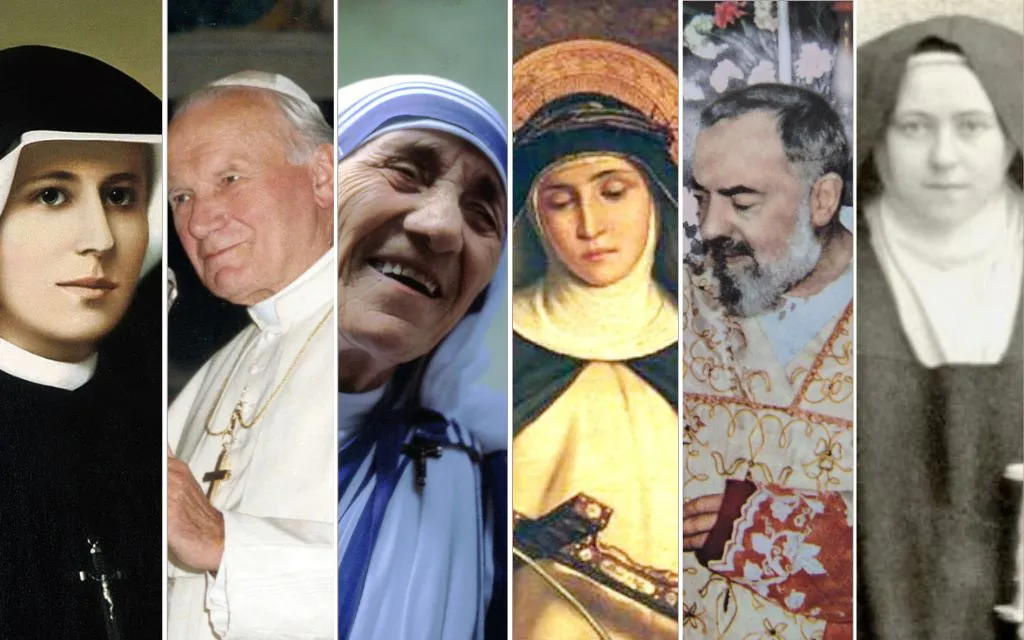 6 santos que vivieron el ejemplo de la Divina Misericordia de Cristo