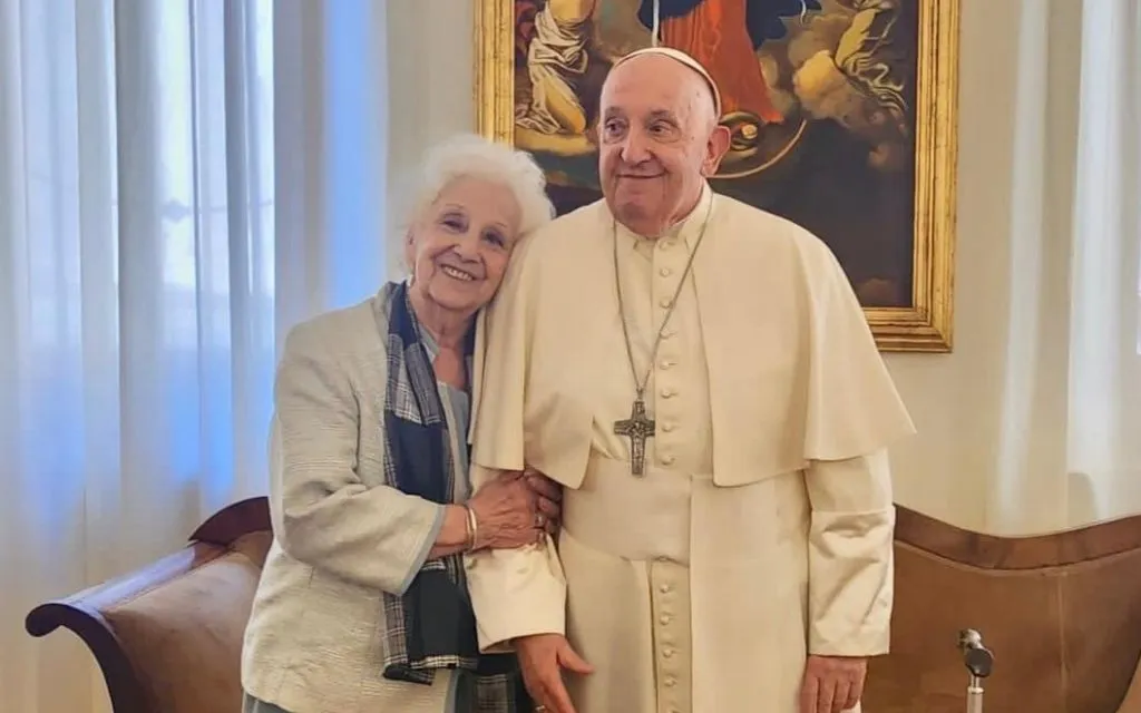 El Papa Francisco recibió a Estela de Carlotto, presidenta de Abuelas de Plaza de Mayo